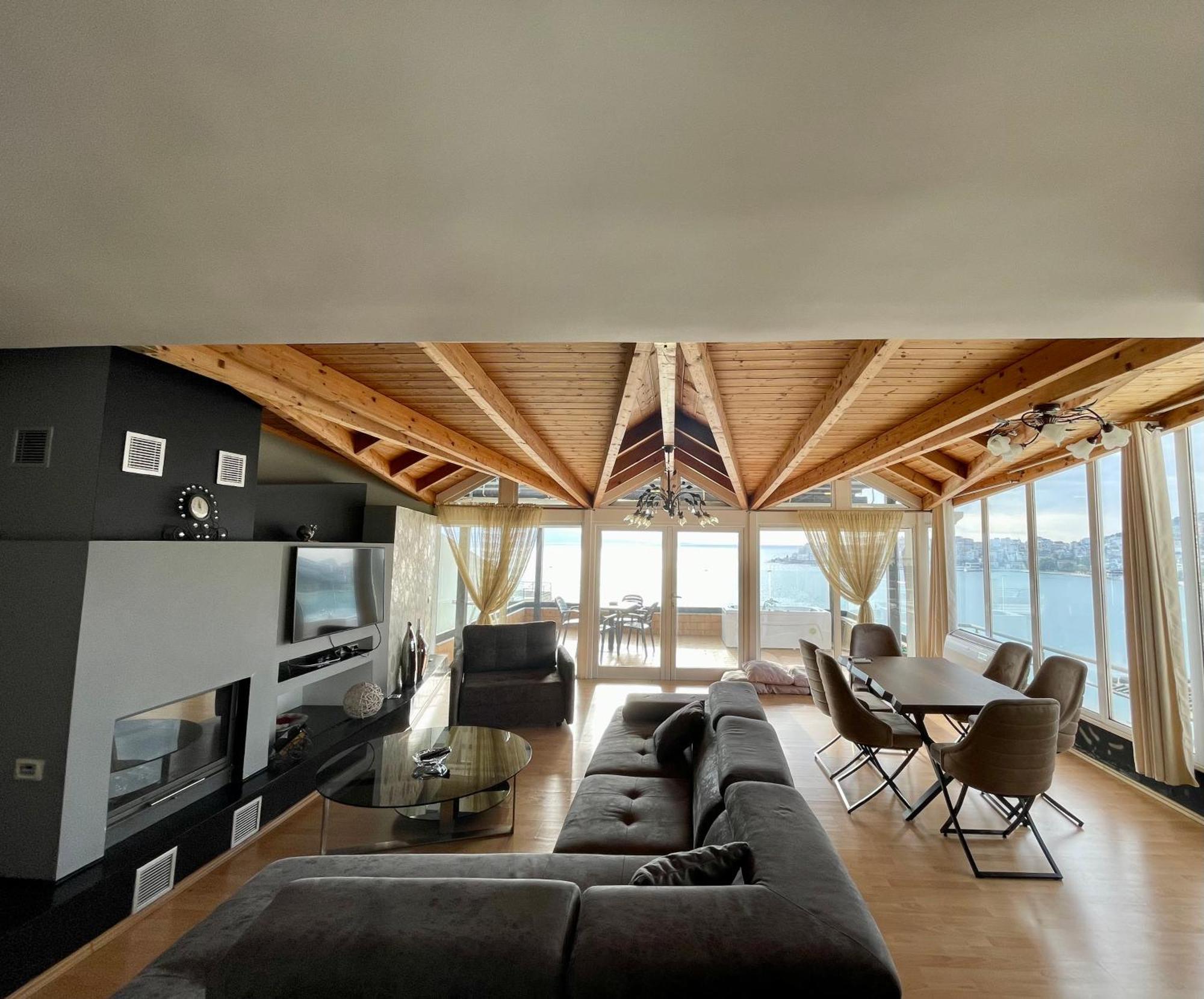 Seaview Golden Penthouse Apartman Saranda Kültér fotó