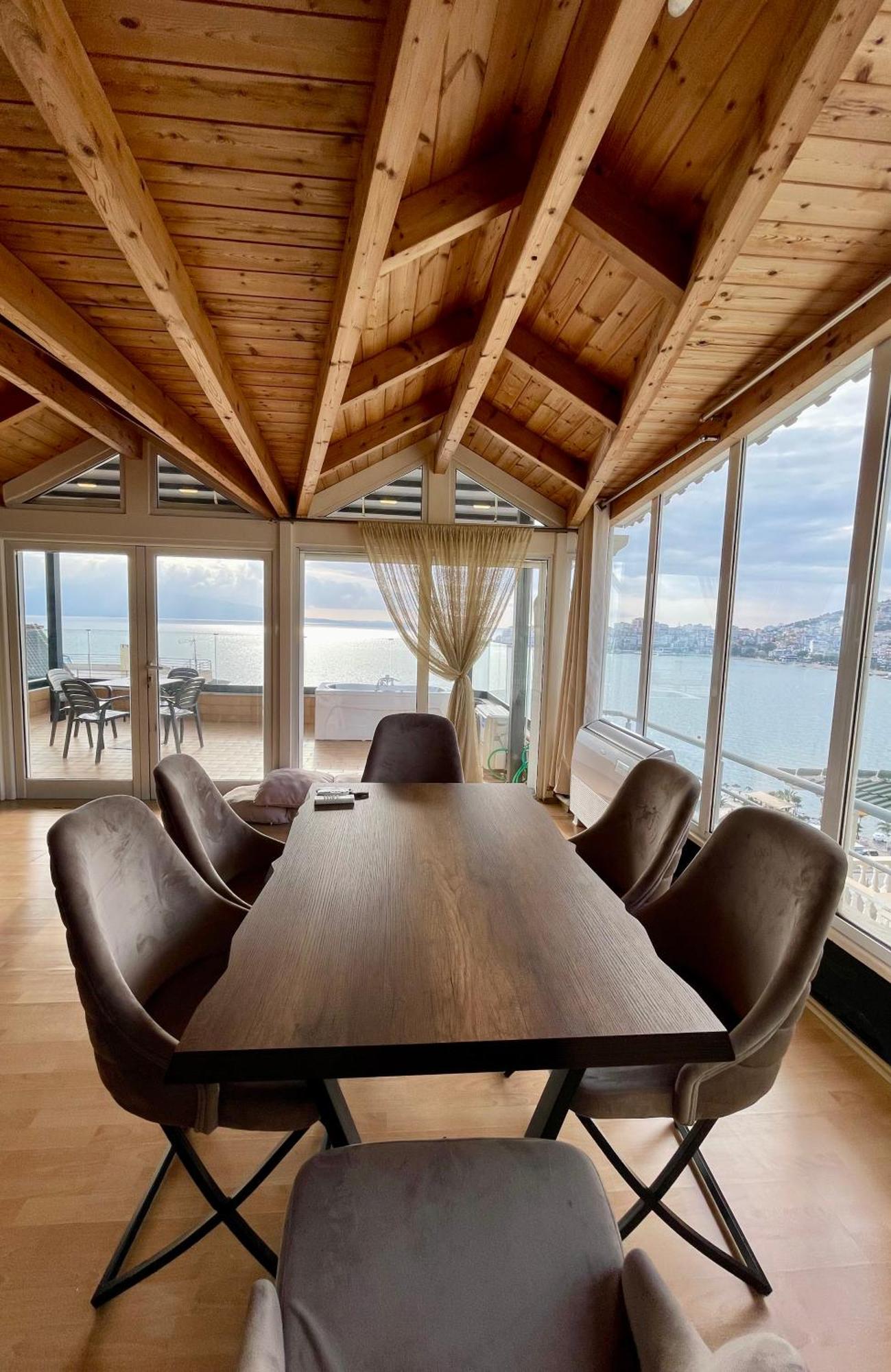 Seaview Golden Penthouse Apartman Saranda Kültér fotó
