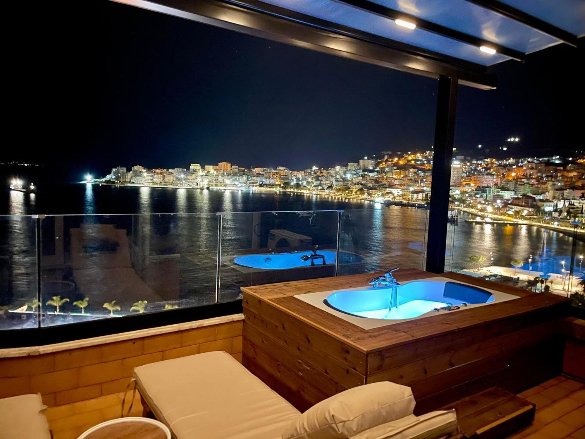 Seaview Golden Penthouse Apartman Saranda Kültér fotó