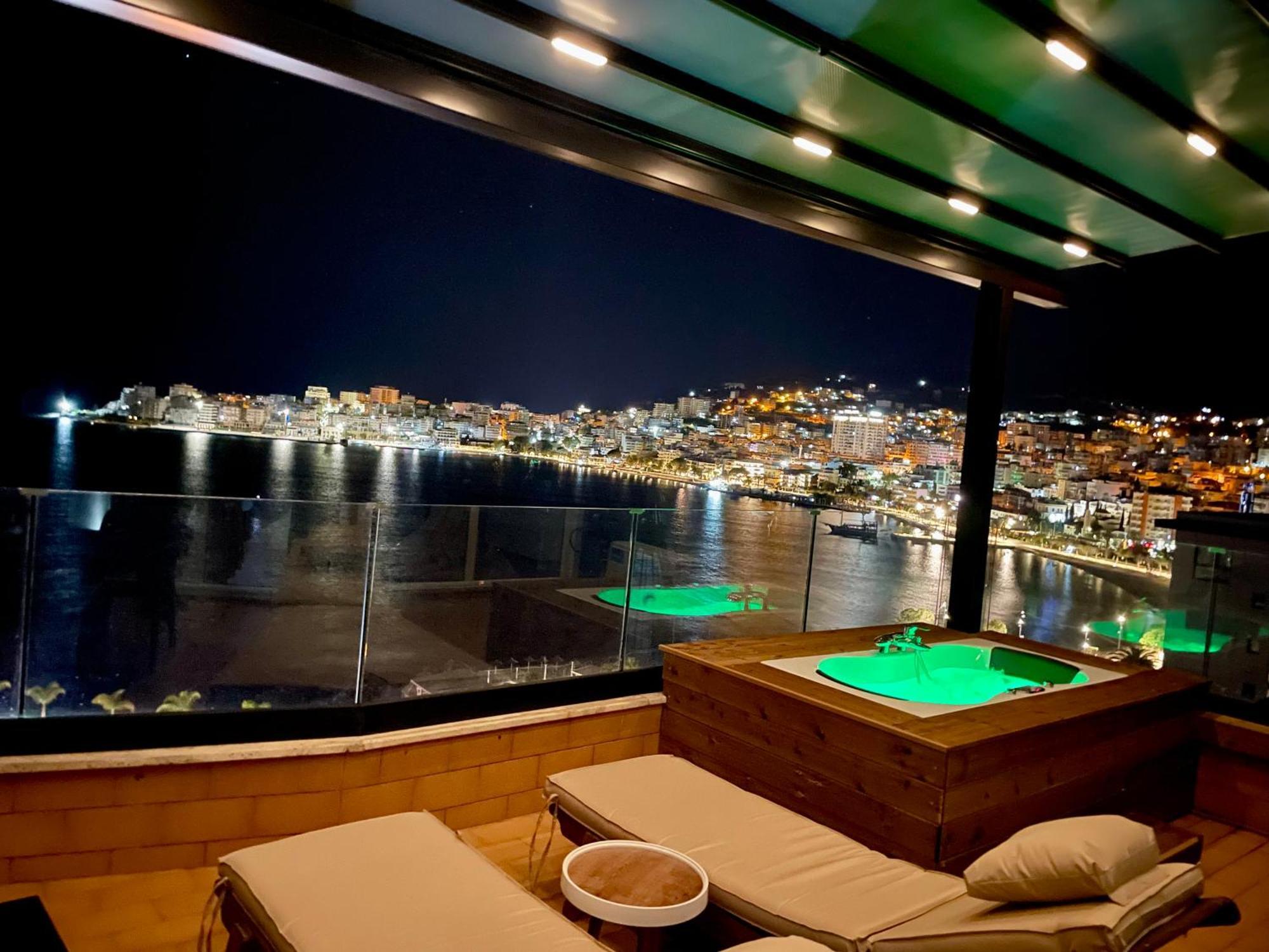 Seaview Golden Penthouse Apartman Saranda Kültér fotó
