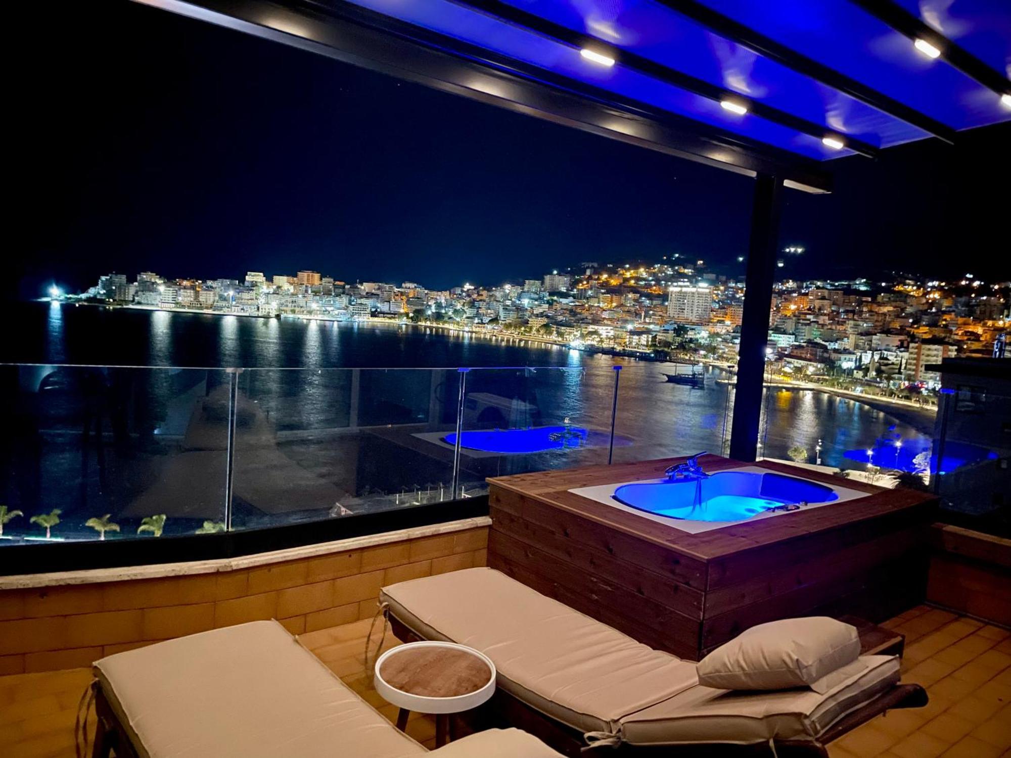 Seaview Golden Penthouse Apartman Saranda Kültér fotó
