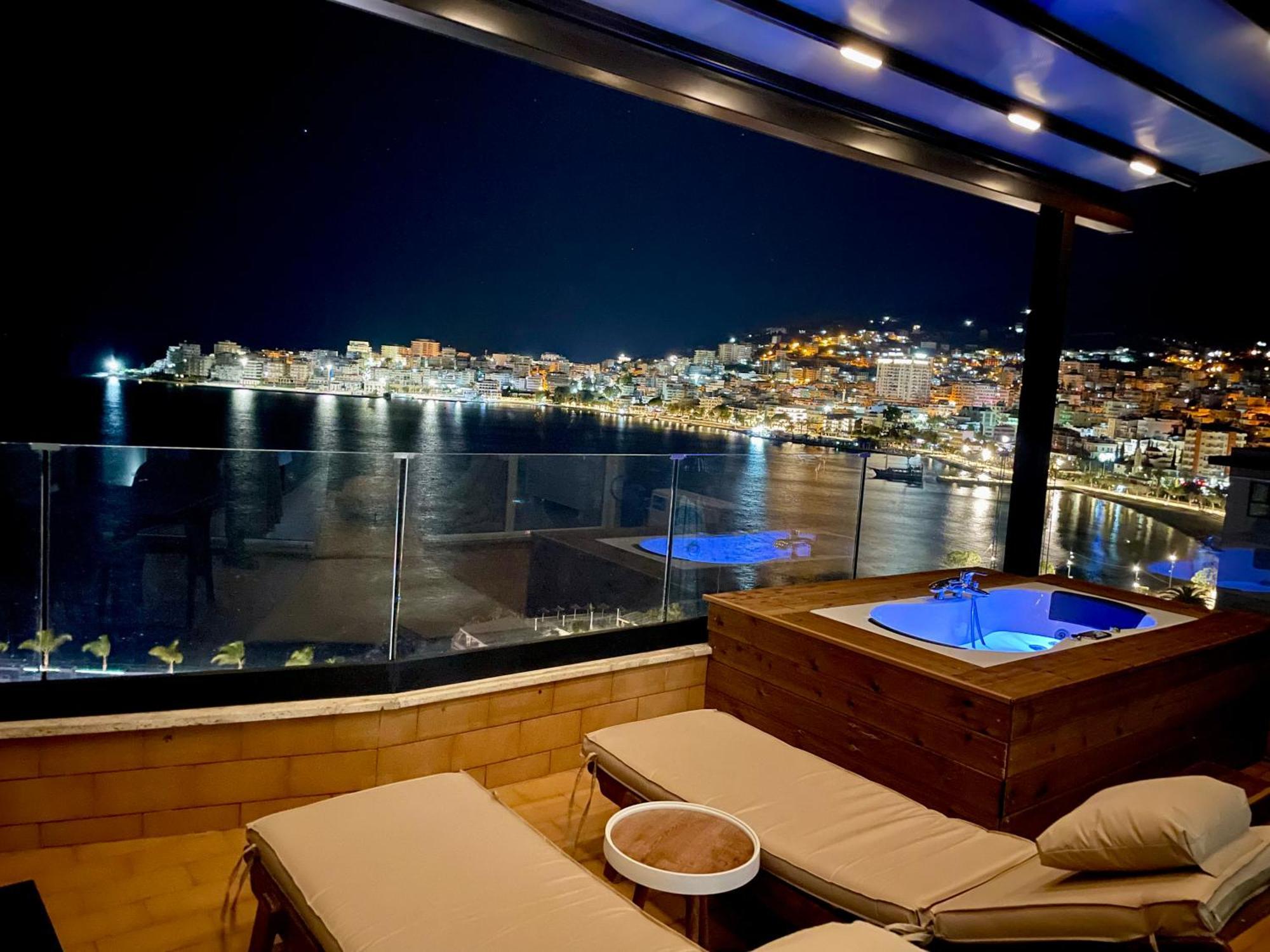 Seaview Golden Penthouse Apartman Saranda Kültér fotó